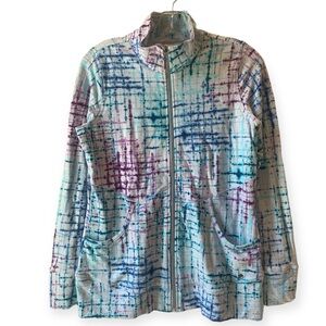 Northern Reflections, zipper sweater, women’s size small